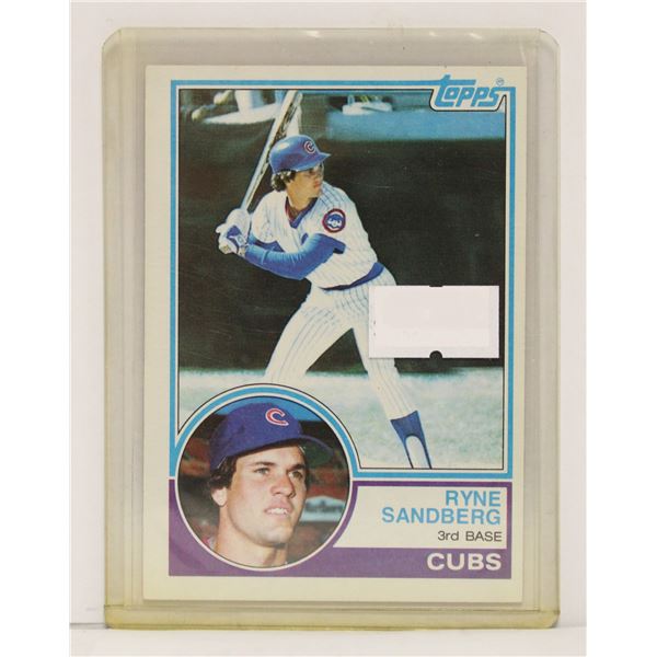 1983 RYAN SANDBERG BASEBALL CARD