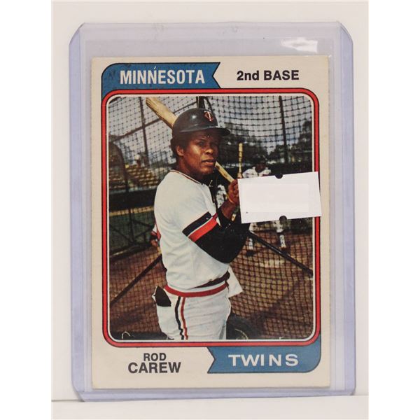 1974 ROD CAREW BASEBALL CARD