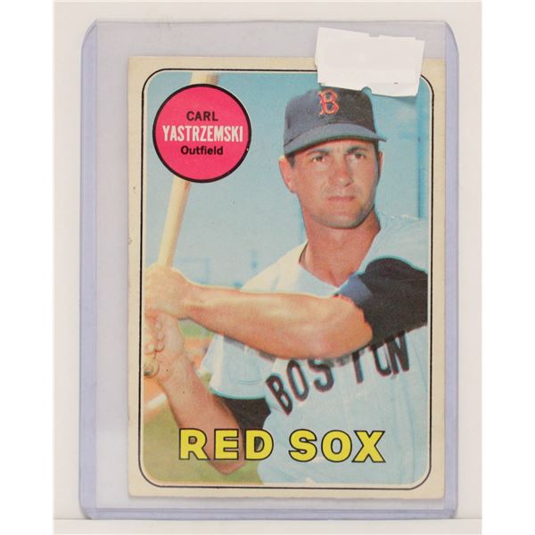 1969 OPC CARL YASTRZEMSKI BASEBALL CARD