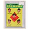 Image 1 : 1963 TOPPS ERA LEADER CARD WHITEY FORD