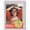 Image 1 : 1963 TOPPS JOE NUXHALL BASEBALL CARD