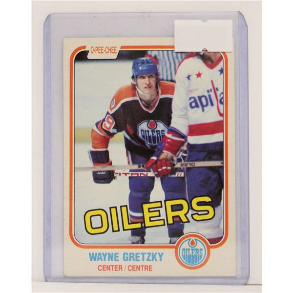 1981-82 WAYNE GRETZKY HOCKEY CARD OPC
