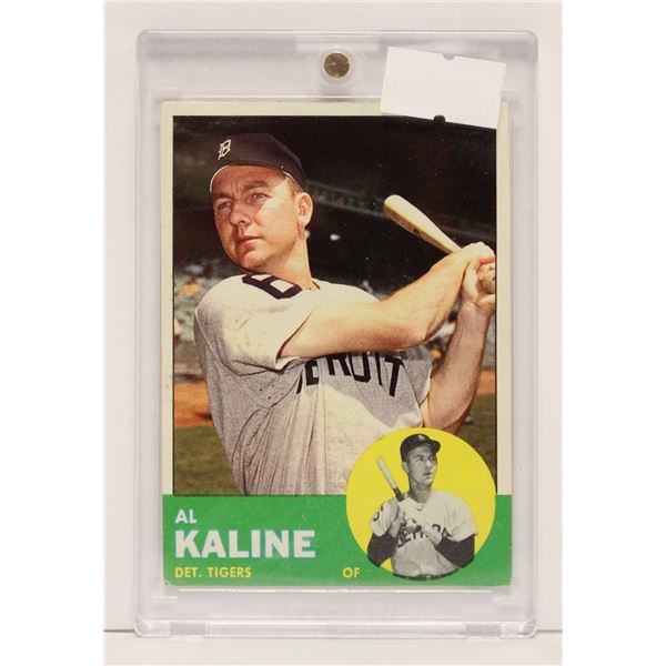 1963 AL KALINE BASEBALL CARD