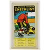 Image 1 : 1965 TOPPS TALL BOY CHECKLIST UNMARKED