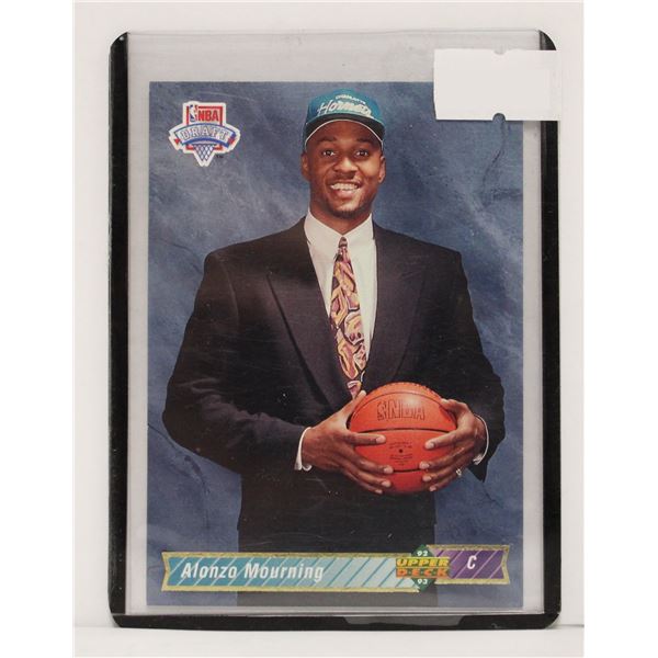 1993 ALONZO MOURNING ROOKIE CARD BASKETBALL
