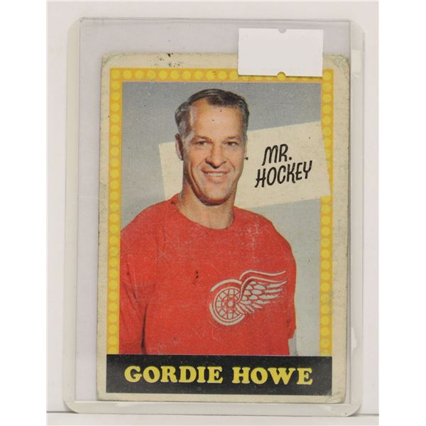 GORDIE HOWE MR HOCKEY CARD