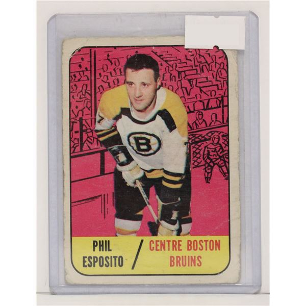 1967-68 PHIL ESPOSITO HOCKEY CARD