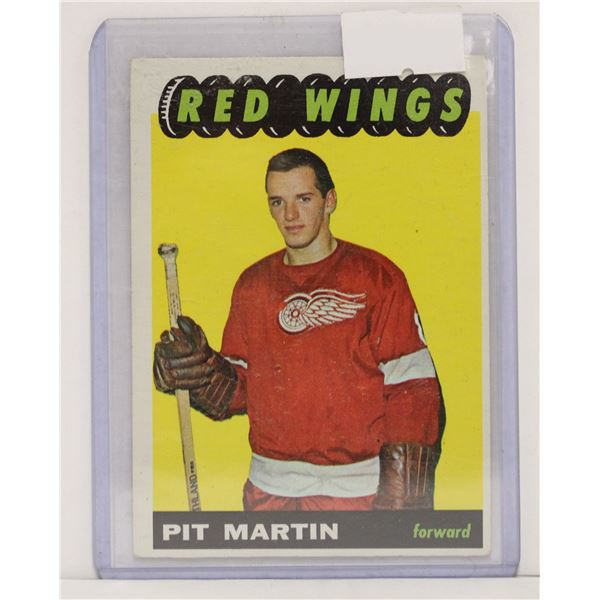 1965-66 PIT MARTIN HOCKEY CARD
