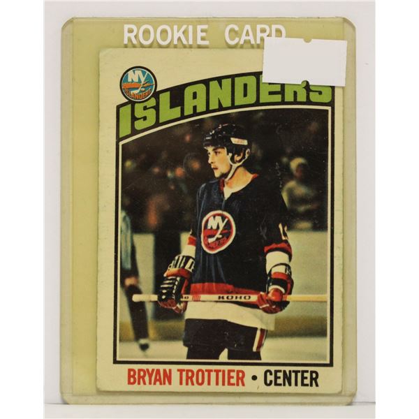 1975 BRYAN TROTTIER ROOKIE CARD