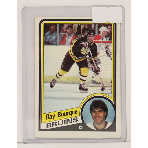 1984 RAY BOURQUE HOCKEY CARD