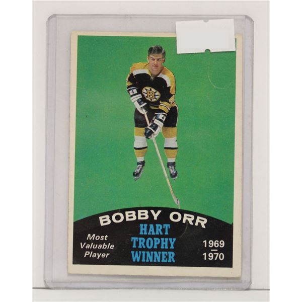 1970 BOBBY ORR HART TROPHY CARD