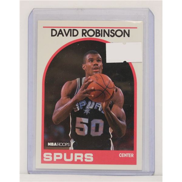 1990 DAVID ROBINSON ROOKIE CARD HOOPS