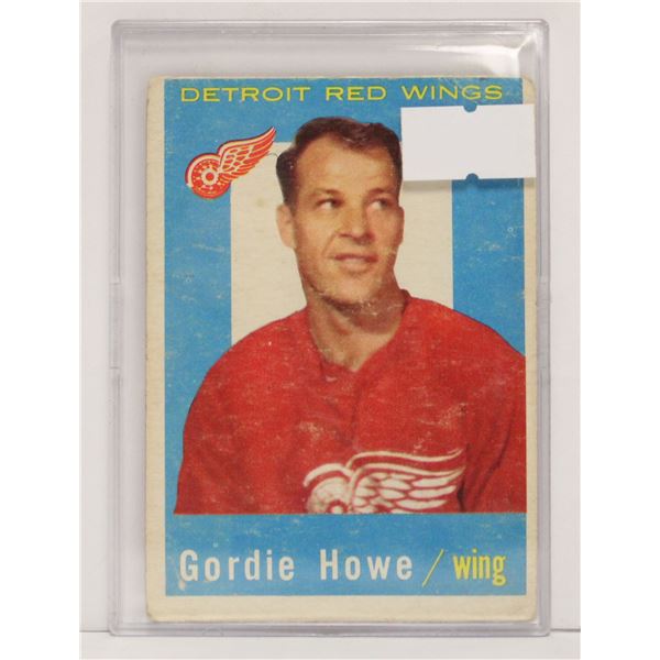 1959-60 GORDIE HOWE HOCKEY CARD