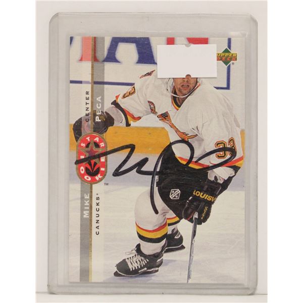 1994 MIKE PECA AUTOGRAPHED CARD