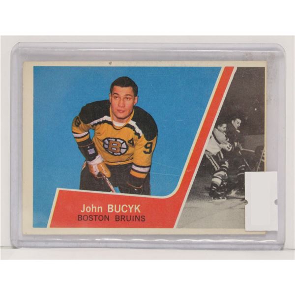 1963 JOHNNY BUCYK HOCKEY CARD