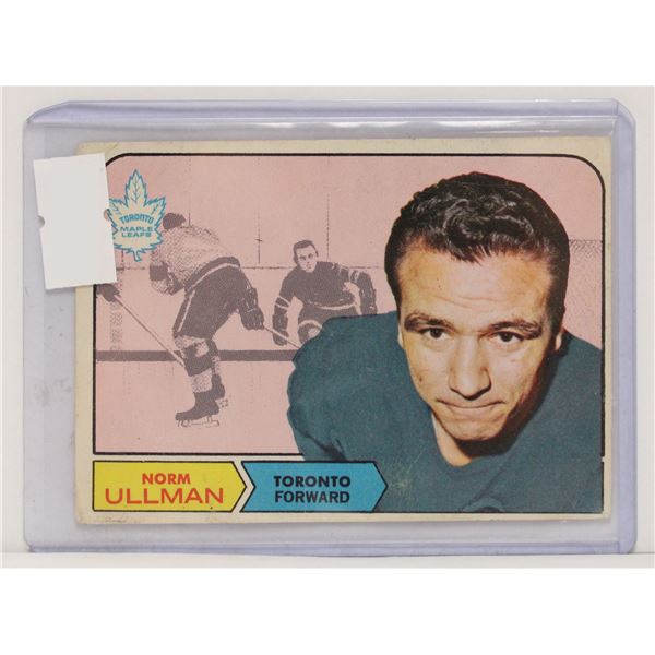 1968-69 NORM ULLMAN HOCKEY CARD