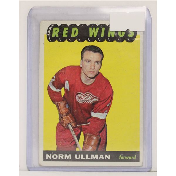 1965-66 NORM ULLMAN HOCKEY CARD
