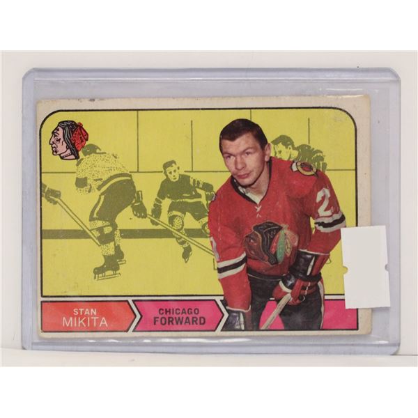 1968-69 STAN MIKITA HOCKEY CARD