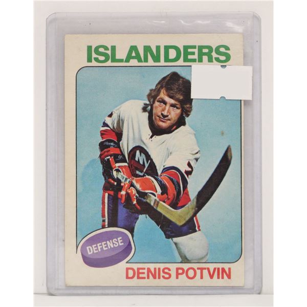 1975-76 DENIS POTVIN HOCKEY CARD