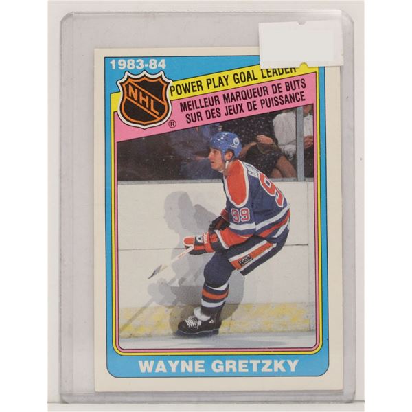1984 WAYNE GRETZKY POWER PLAY CARD