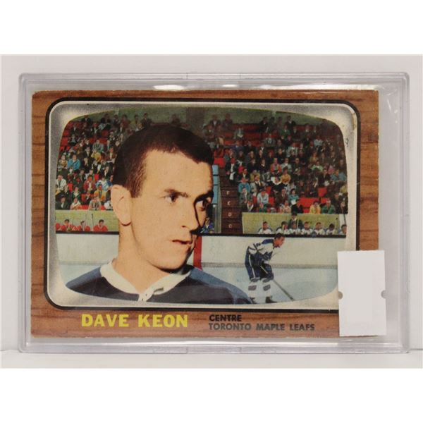 1966 DAVE KEON HOCKEY CARD