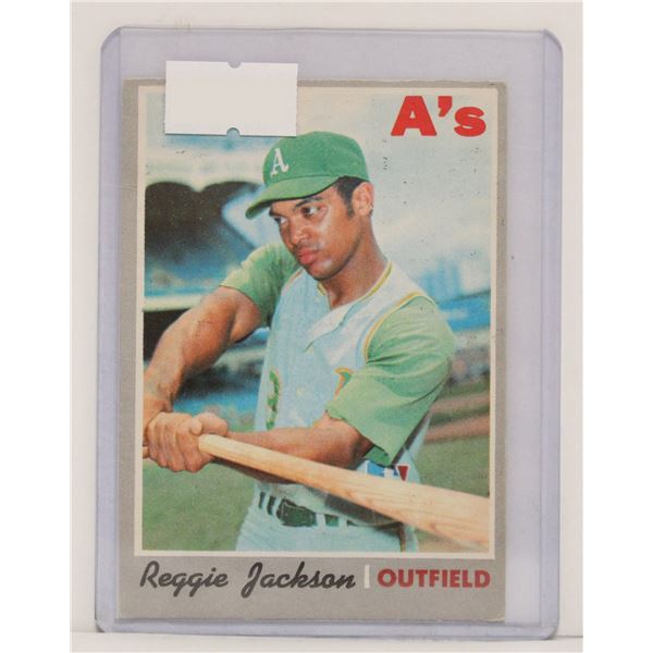 1970 TOPPS TEGGIE JACKSON BASEBALL CARD