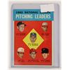 Image 1 : 1963 TOPPS DON DRYSDALE PITCHING LEADER CARD