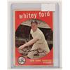 Image 1 : 1959 TOPPS WHITEY FORD BASEBALL CARD