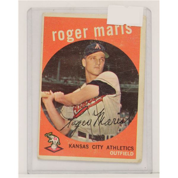 1959 TOPPS ROGER MARIS BASEBALL CARD