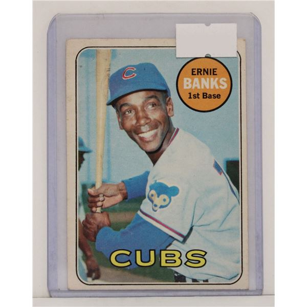 1969 TOPPS ERNIE BANKS BASEBALL CARD