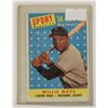 Image 1 : 1959 WILLIE MAYS ALL STAR BASEBALL CARD