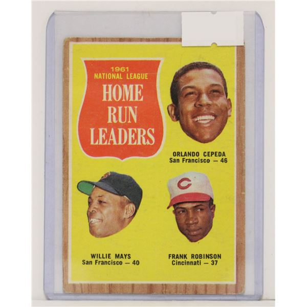 1962 TOPPS WILLIE MAYS BASEBALL CARD