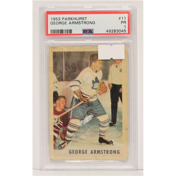 1953 PARKHURST GEORGE ARMSTRONG HOCKEY