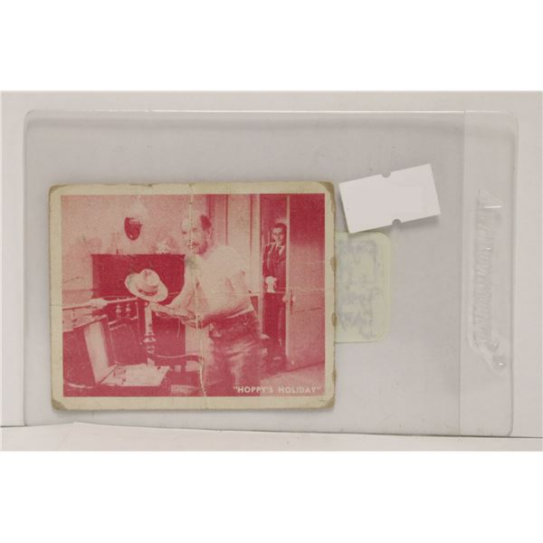 1950 HOPALONG CASSIDY TRADING CARD