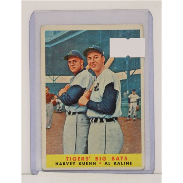 1958 TOPPS AL KALINE BUG BATS BASEBALL CARD