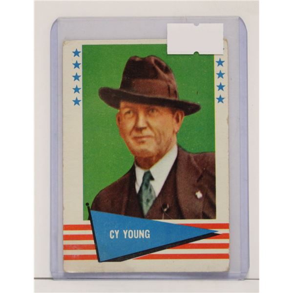 1961 FLEER CY YOUNG BASEBALL CARD