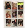 Image 1 : SHEET OF 1967 PLANET OF THE APES CARDS