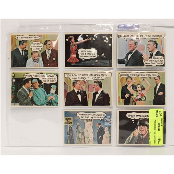 SHEET OF ASSORTED 1968 LAUGH IN CARDS