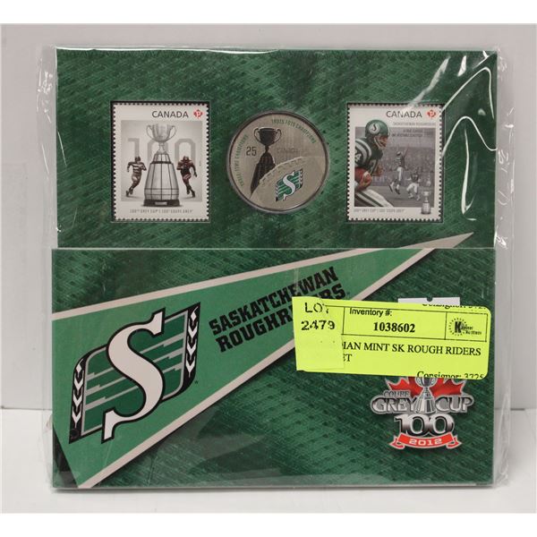CANADIAN MINT SK ROUGH RIDERS COIN SET
