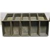 Image 1 : LOT OF 5, 5 SLOT LOAF PANS