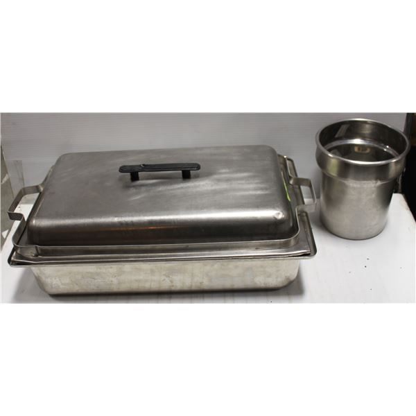 FULL SIZE CHAFING DISH W/ S/S SOUP INSERT
