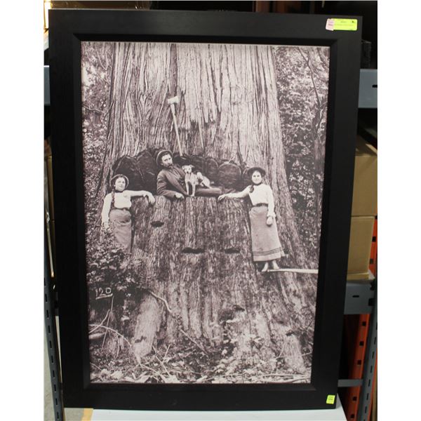 LARGE FRAMED CANVAS PRINT