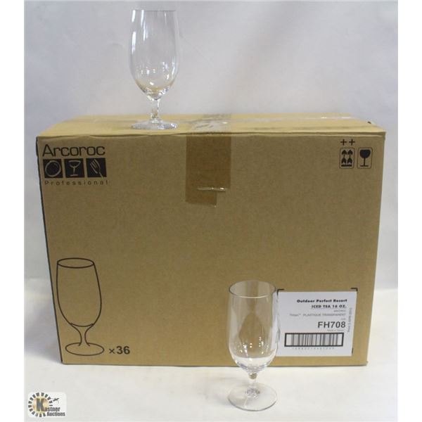 CARDINAL ICED TEA GLASS , CASE ARC15