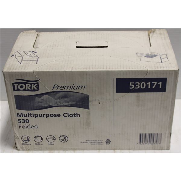 TORK PREMIUM MULTIPURPOSE CLOTH T60 INTERFOLDED