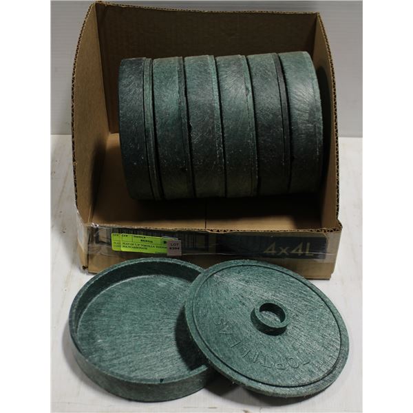 FLAT OF 7, 6" TORTILLA  KEEPERS POLYCARBONATE