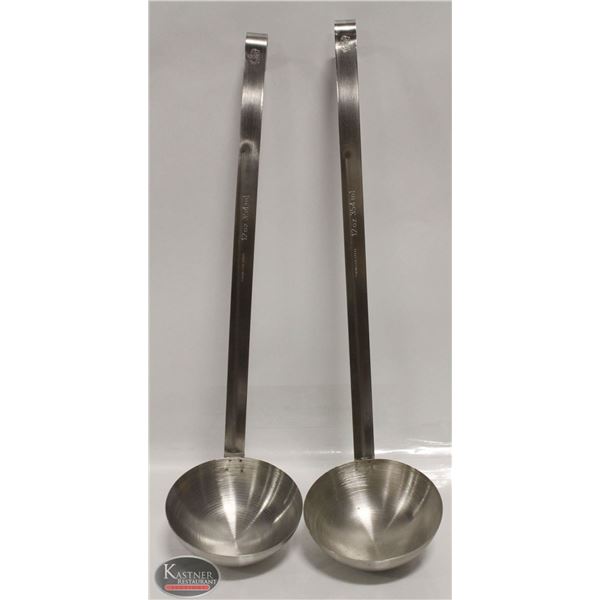 LOT OF 2 NEW JOHNSON ROSE 12 OZ LADLES