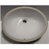 Image 2 : BOX OF 2 NEW WHITE PORCELAIN SINKS