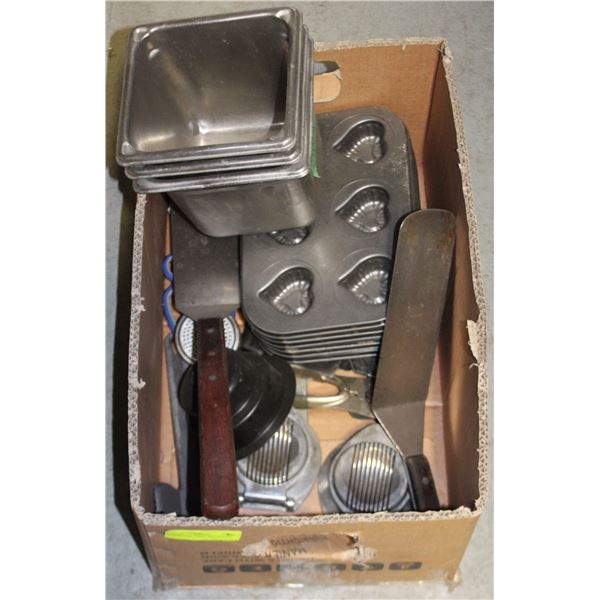 BOX OF MISC ITEMS (EGG SLICER)