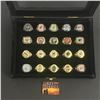 Image 1 : 20 RING COMPLETE SET MOLSON CANADIAN CHAMPIONSHIP REPLICA RING SET