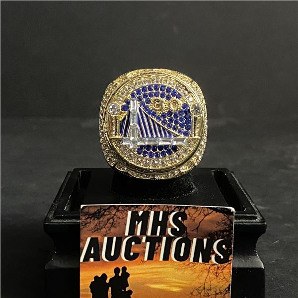 GOLDEN STATE WARRIORS N.B.A 2018 "CURRY" CHAMPIONSHIP REPLICA RING (ref375)